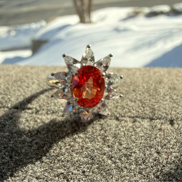 3/$100 Sunset Orange Ring size 6 - Picture 2 of 10